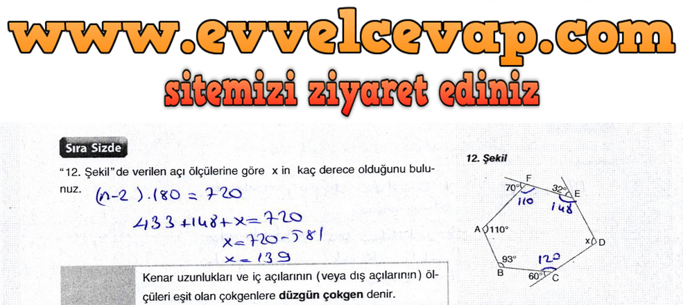 10. Sınıf Aydın Yayıncılık Matematik Ders Kitabı Sayfa 269 Cevabı