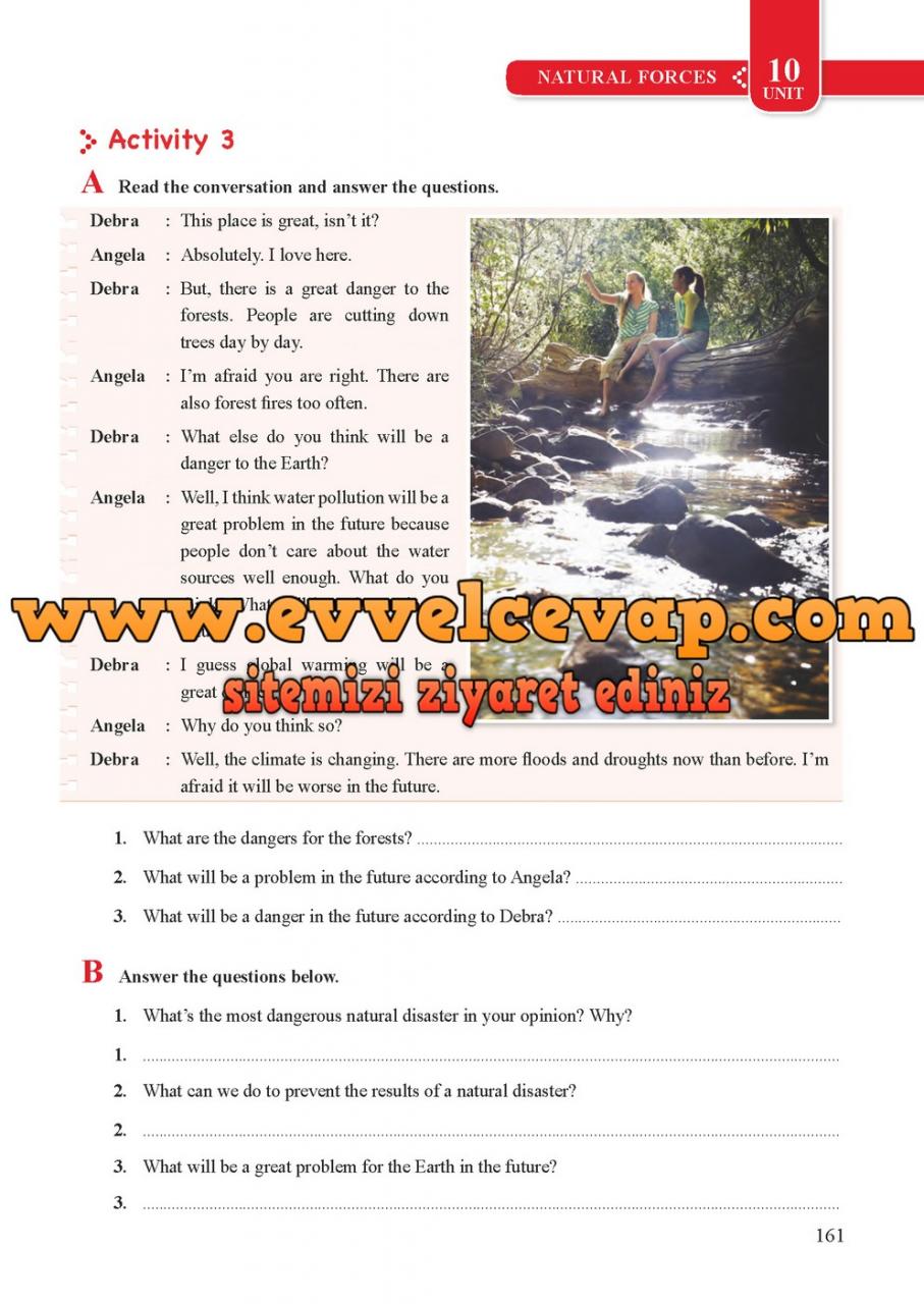 8. Sınıf Tutku Yayıncılık İngilizce Öğrenci Çalışma Kitabı Sayfa 161 Cevabı