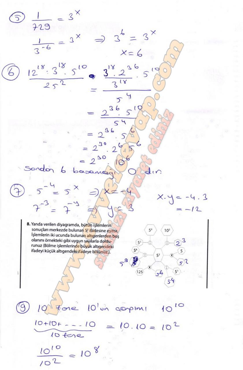 8. Sınıf Matematik Meb Yayınları Ders Kitabı Sayfa 42 Cevapları